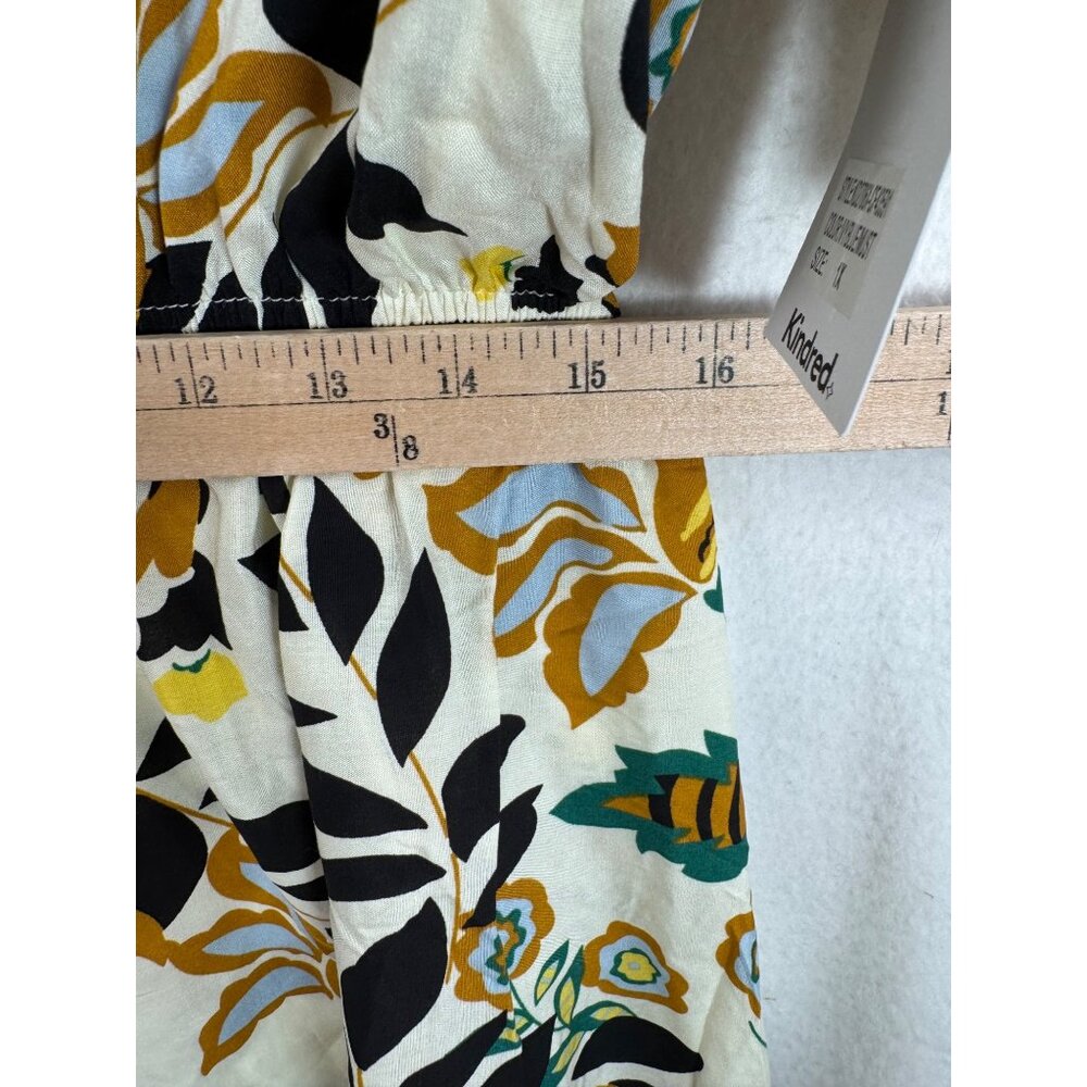 Kindred floral ruffle boho empire waist maxi dress‎ 90s Y2K spring 1X - Picture 7 of 11